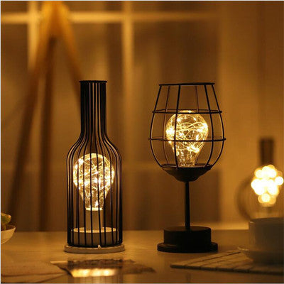 Minimalist hollow table lamps by meroom
