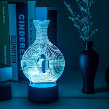 Creative 3D night light LED lamp by meroom