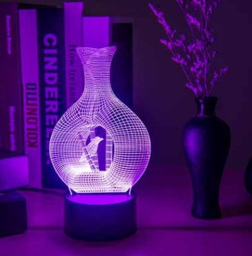 Creative 3D night light LED lamp by meroom