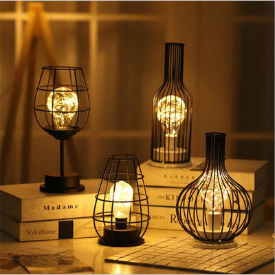 Minimalist hollow table lamps by meroom