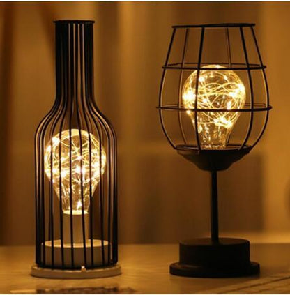 Minimalist hollow table lamps by meroom